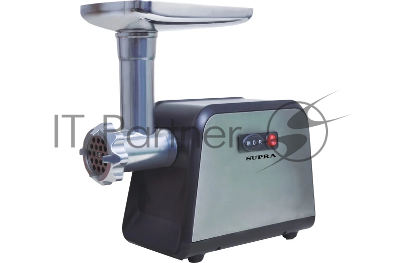 Мясорубка SUPRA MGS-1992 (Максимальная мощность: 2000 Вт. Функция реверс. Защита двигателя от перегрузки, металлический шнек. Нож из высококачественной нержавеющей стали. 3 круглых ножа с разными отверстиями. Корпус из нержавеющей стали . Лоток для п
