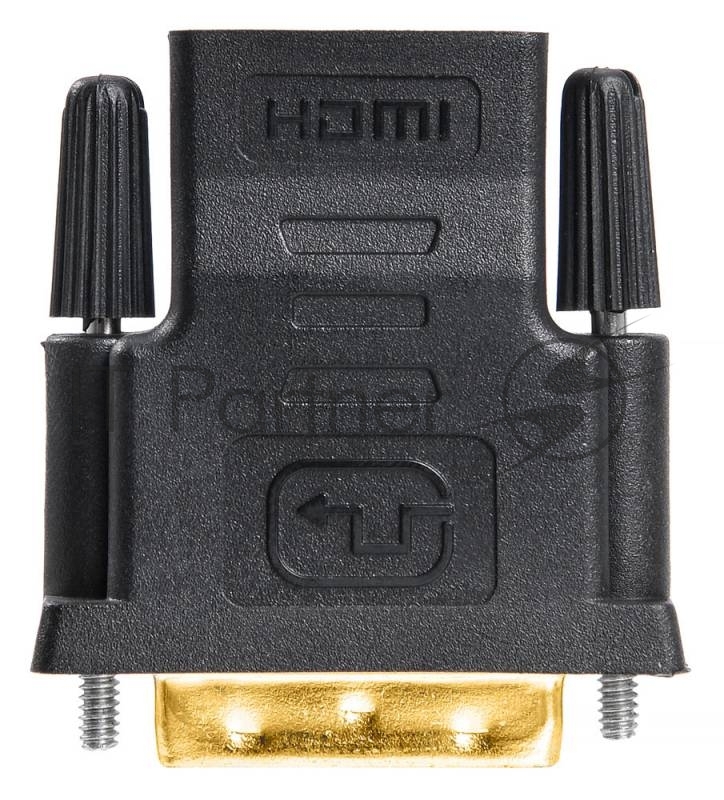 Адаптер Buro HDMI-19FDVID-M_ADPT HDMI-19M(F)/DVI-D(M) с позол. конт.