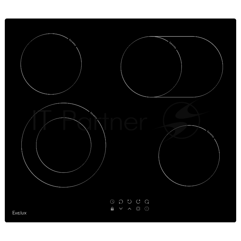 Электрическая варочная панель Evelux HEV 642 B