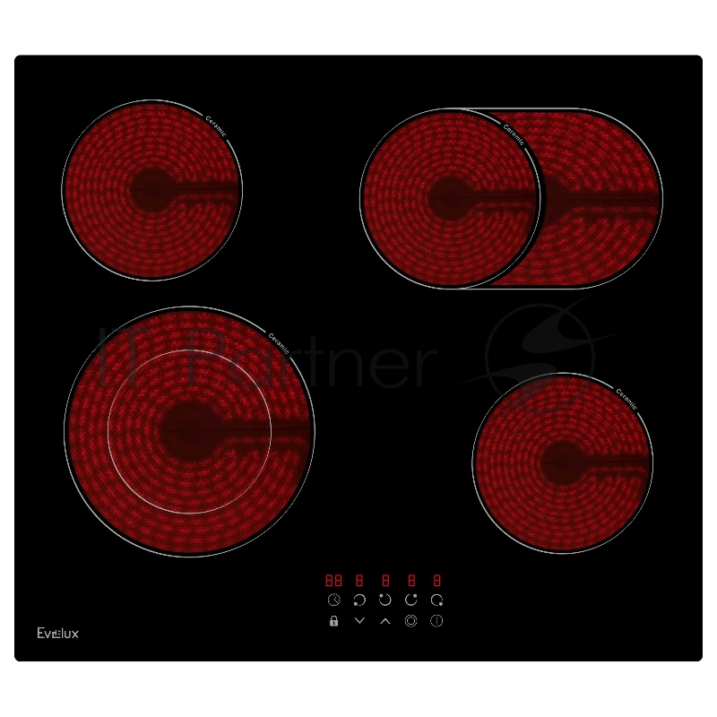 Электрическая варочная панель Evelux HEV 642 B