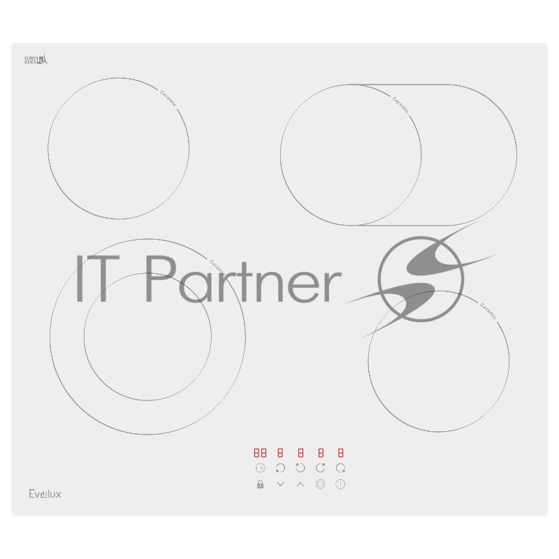 Электрическая варочная панель Evelux HEV 642 W