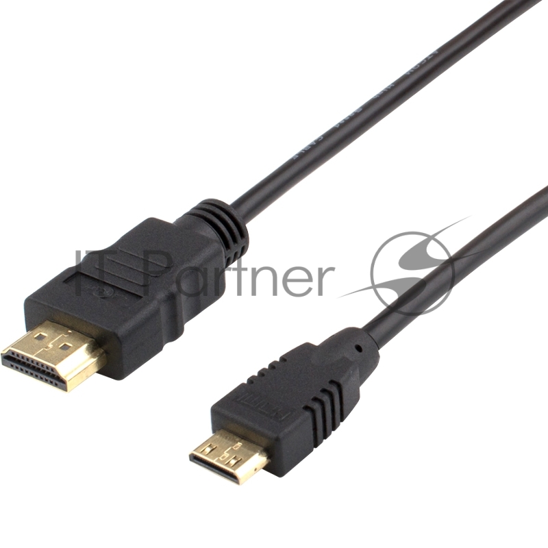 Кабель HDMI A/C 5 m (HDMI <=> miniHDMI, 2 феррита, блистер)