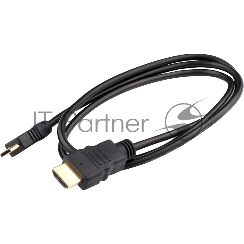 Кабель HDMI A/C 5 m (HDMI <=> miniHDMI, 2 феррита, блистер)
