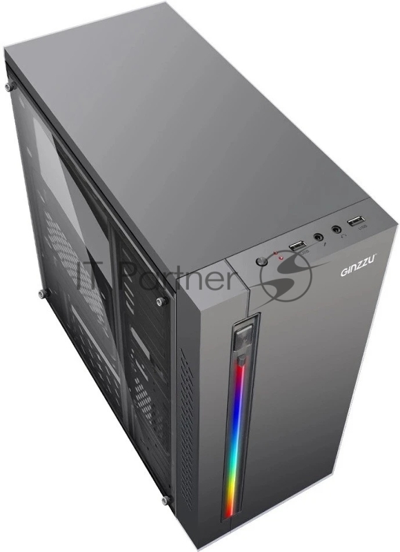 Корпус Ginzzu D370 RGB Window