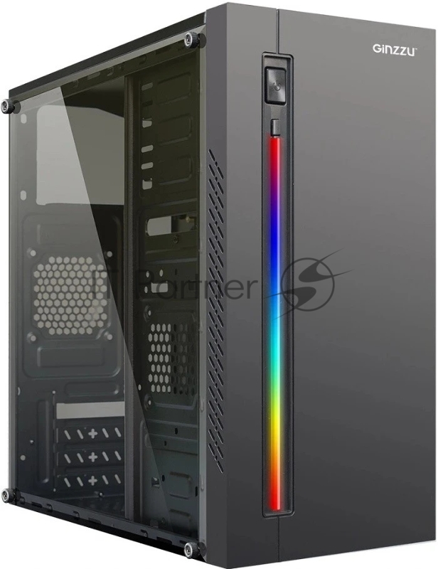 Корпус Ginzzu D370 RGB Window