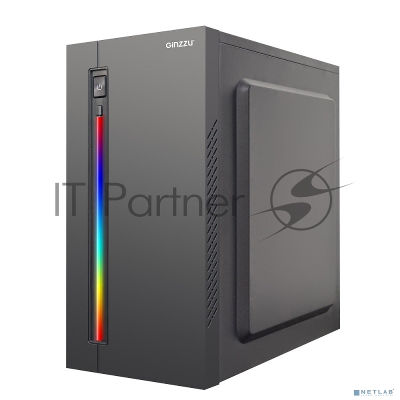 Корпус Ginzzu D370 RGB Window