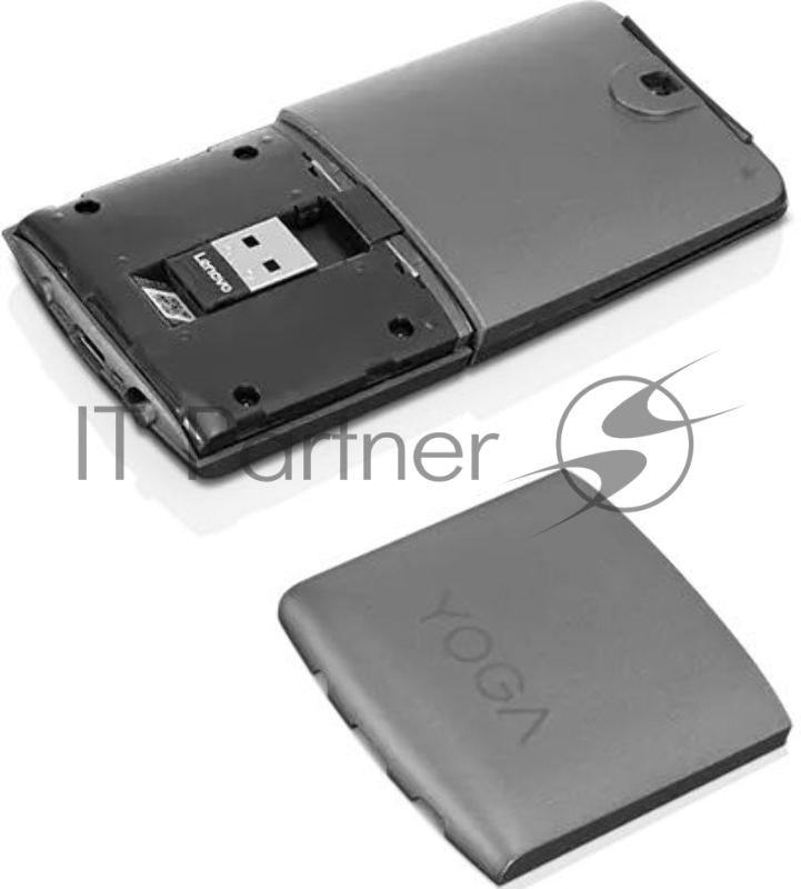 Мышь Lenovo Yoga серый лазерная (1600dpi) беспроводная BT/Radio USB (4but)