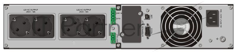Источник бесперебойного питания Ippon Innova RT 1500 Euro 1350Вт 1500ВА черный
