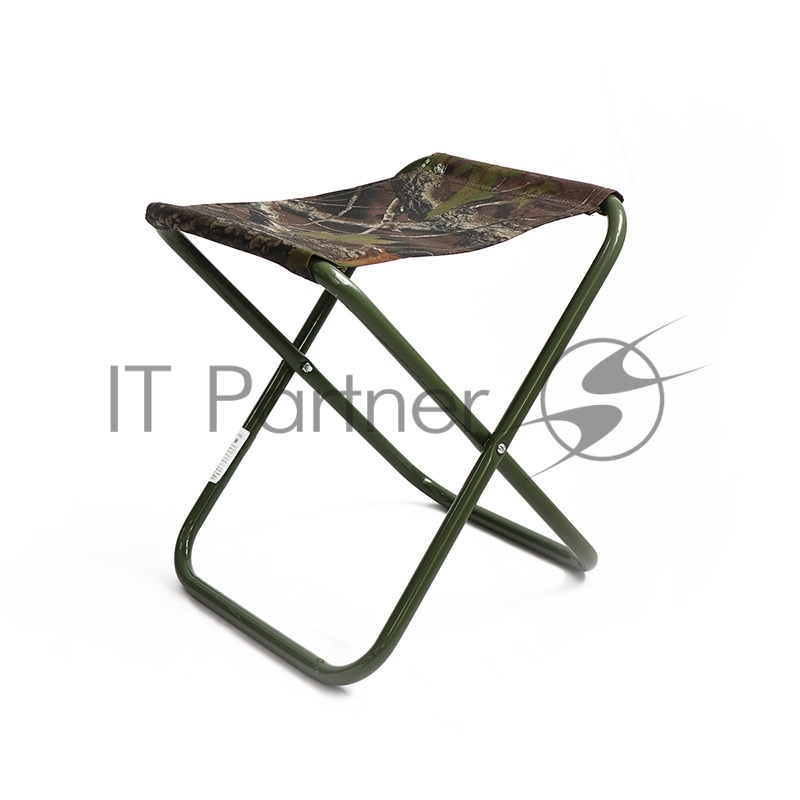 Стул туристич. СЛЕДОПЫТ складной, мал. 320х310х330 мм, труба сталь 16х1 мм (тёмный лес)/5/