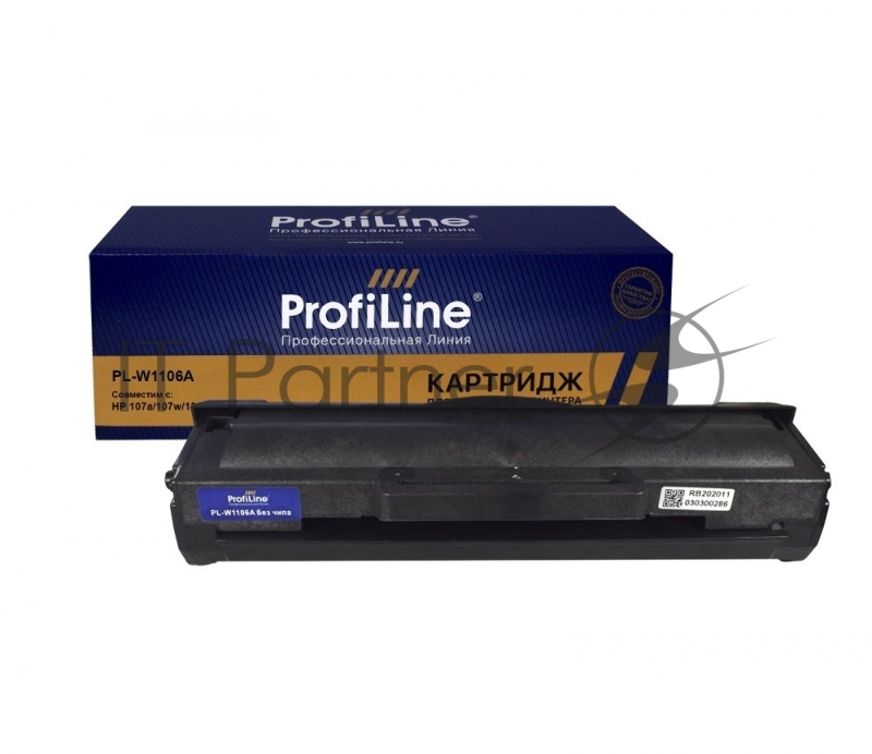 Картридж PL-W1106A (№106A) для принтеров HP 107a/107w/135w/135a/137fnw (для аппаратов, выпущенных до 01.11.2021г.) 1000 копий ProfiLine