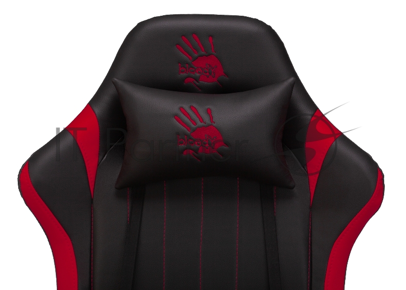 Кресло игровое A4Tech Bloody GC-990 черный/красный искусственная кожа крестовина металл