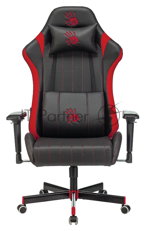 Кресло игровое A4Tech Bloody GC-990 черный/красный искусственная кожа крестовина металл