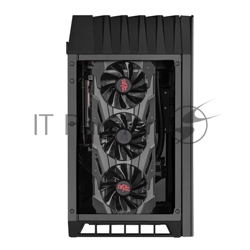 Корпус SilverStone SST-LD03B-AF TO-LD03-BK-GLASS AND AIR FLOW VENT-SST (810256)