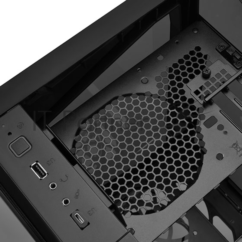 Корпус SilverStone SST-LD03B-AF TO-LD03-BK-GLASS AND AIR FLOW VENT-SST (810256)