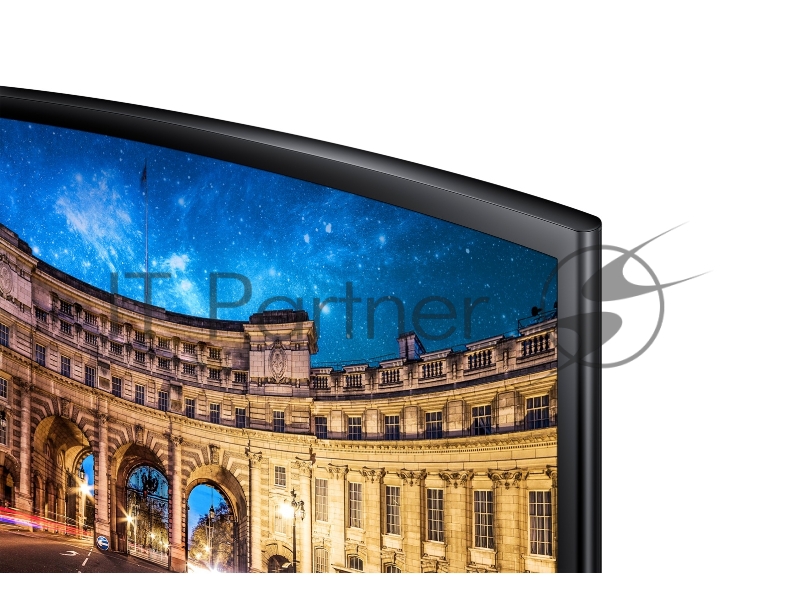 Монитор 23.5 Samsung C24F396FHI (396FHIXRU) Black VA, CURVED, 1920x1080, 4ms, 250 cd/m2, 3000:1 (Mega DCR), D-Sub, HDMI, vesa