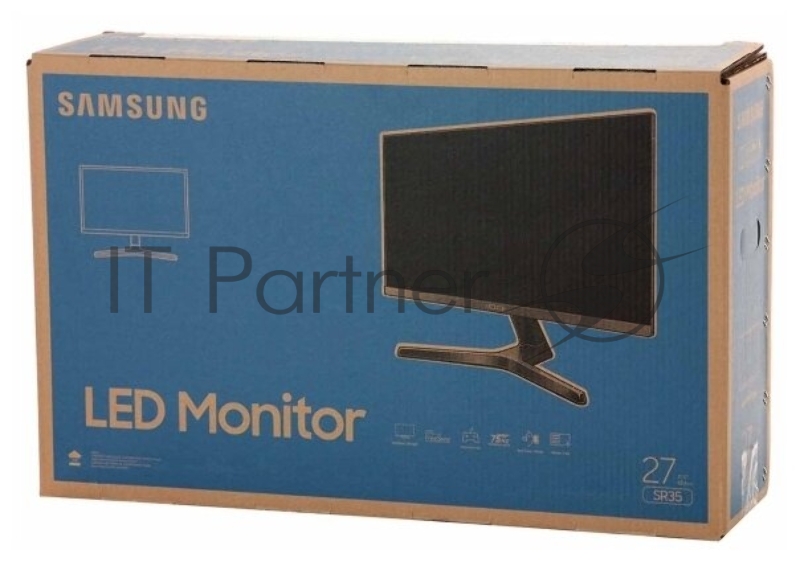 Монитор Samsung 27 S27R350FHI темно-серый IPS LED 16:9 HDMI матовая 1000:1 250cd 178гр/178гр 1920x1080 D-Sub FHD 4.5кг