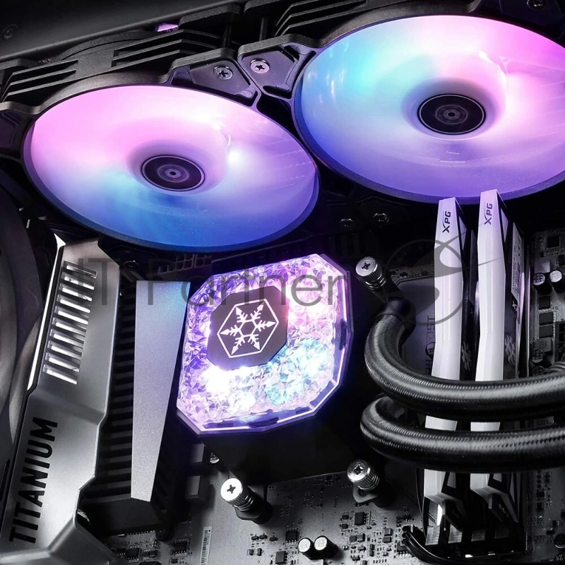 Система водяного охлаждения SST-IG240P-ARGB 240mm high-performance ARGB AIO liquid cooler with 2x120mm ARGB fan,Compatible with Intel LGA 115X/1366/1200/2011/2066 and AMD sTRX4/TR4/AM4/AM3/AM2/FM2/FM1 sockets (811192) {6}