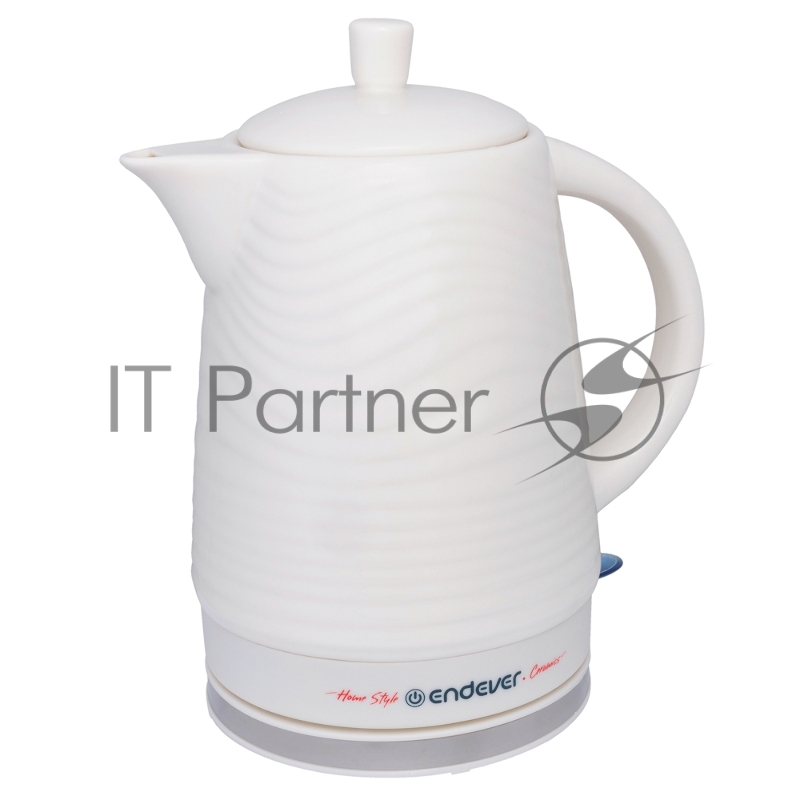 Чайник электрический керамический Endever KR-460C 1200 Вт, емкость 1,8 л, белый, 6 шт/уп.