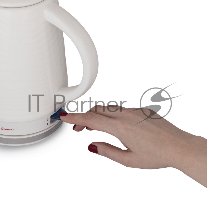 Чайник электрический керамический Endever KR-460C 1200 Вт, емкость 1,8 л, белый, 6 шт/уп.