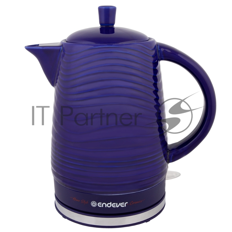 Чайник электрический керамический Endever KR-470C 1200 Вт, емкость 1,8 л, фиолетовый, 6 шт/уп.