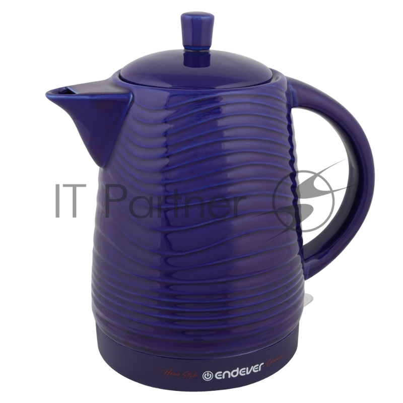 Чайник электрический керамический Endever KR-470C 1200 Вт, емкость 1,8 л, фиолетовый, 6 шт/уп.