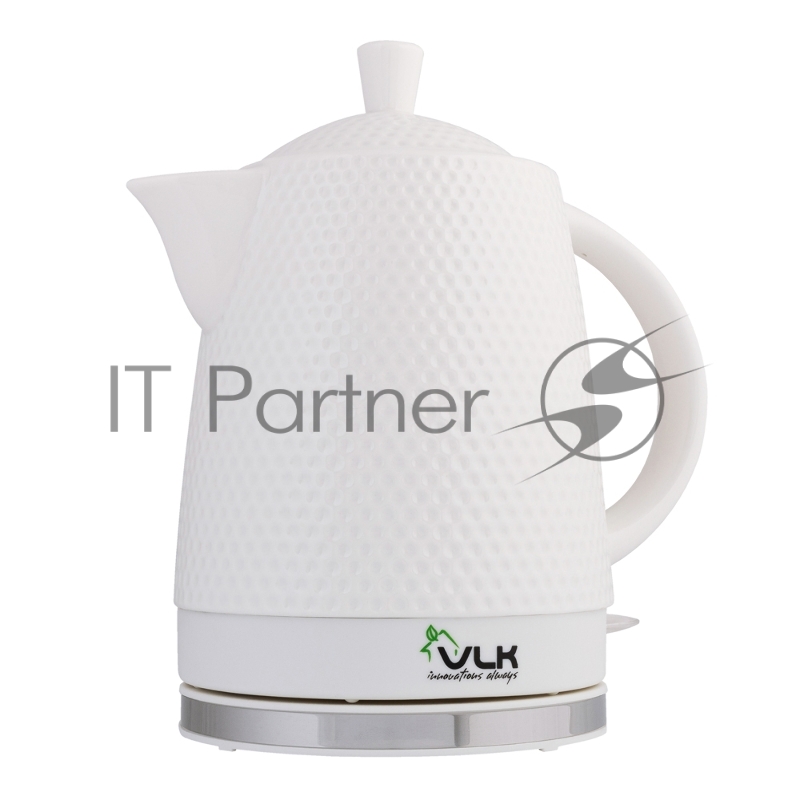 Чайник электрический керамический VLK Venice 6546 1200 Вт, емкость 1,7 л, белый, 6 шт/уп.
