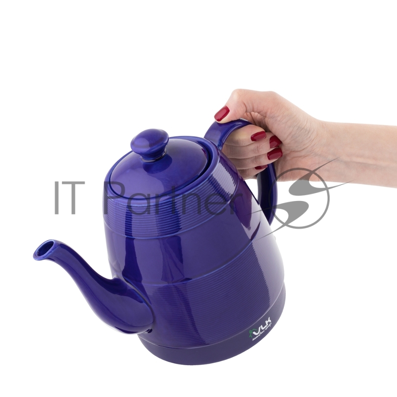Чайник электрический керамический VLK Venice 6548 1200 Вт, емкость 1,6 л, фиолетовый, 6 шт/уп.