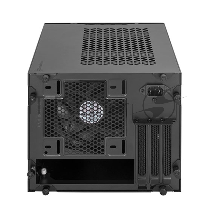 Корпус Silverstone SST-SG15B Mini-ITX корпус-куб с алюминиевой передней панелью black (811246)