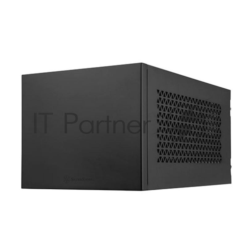 Корпус Silverstone SST-SG15B Mini-ITX корпус-куб с алюминиевой передней панелью black (811246)