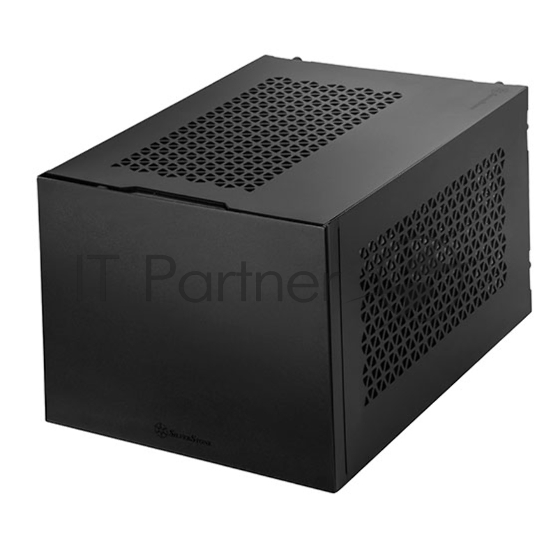 Корпус Silverstone SST-SG15B Mini-ITX корпус-куб с алюминиевой передней панелью black (811246)