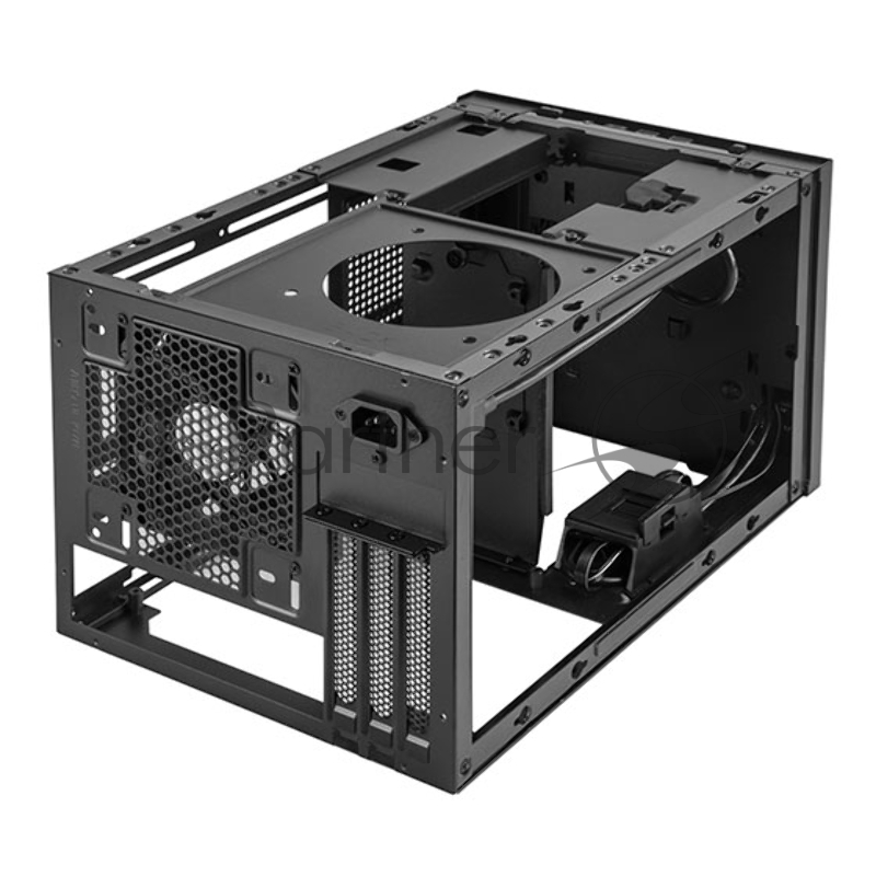 Корпус Silverstone SST-SG15B Mini-ITX корпус-куб с алюминиевой передней панелью black (811246)