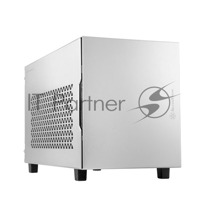 Корпус Silverstone SST-SG15S Mini-ITX корпус-куб с алюминиевой передней панелью silver (811239)