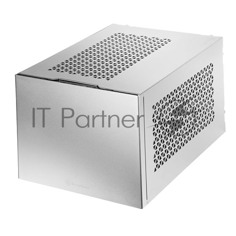 Корпус Silverstone SST-SG15S Mini-ITX корпус-куб с алюминиевой передней панелью silver (811239)
