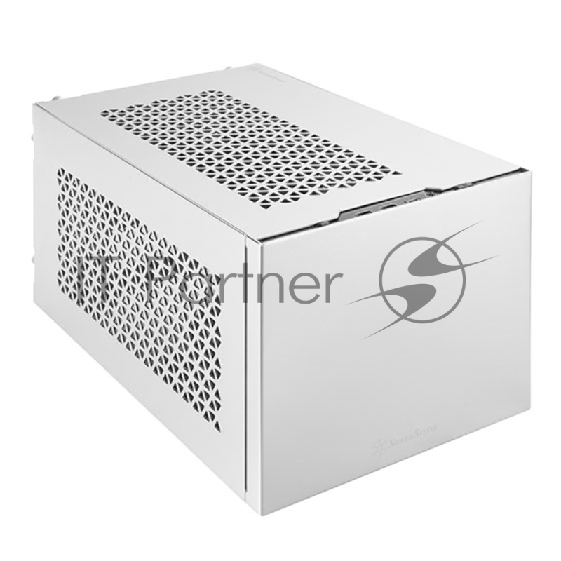 Корпус Silverstone SST-SG15S Mini-ITX корпус-куб с алюминиевой передней панелью silver (811239)