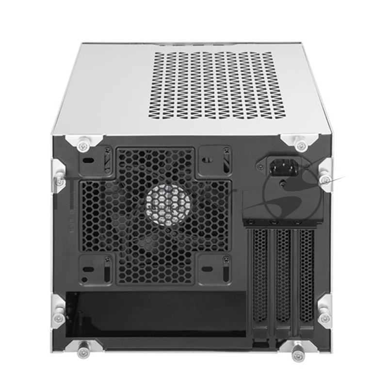 Корпус Silverstone SST-SG15S Mini-ITX корпус-куб с алюминиевой передней панелью silver (811239)
