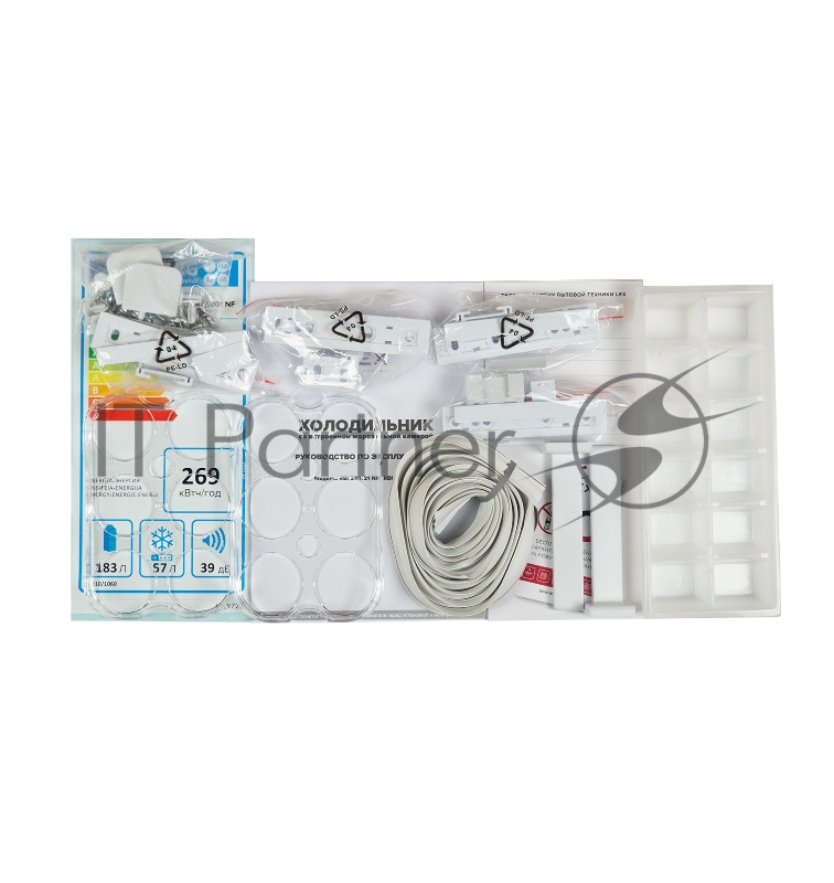 Холодильник LEX RBI 103 DF Класс энергопотребления A+, полезный объем 121л, холодильная камера 104л, морозильная камера 17л, тип управления электронный, макс уровень шума 39 Дб, подстветка LED, система разморозки Defrost. 818х595х545