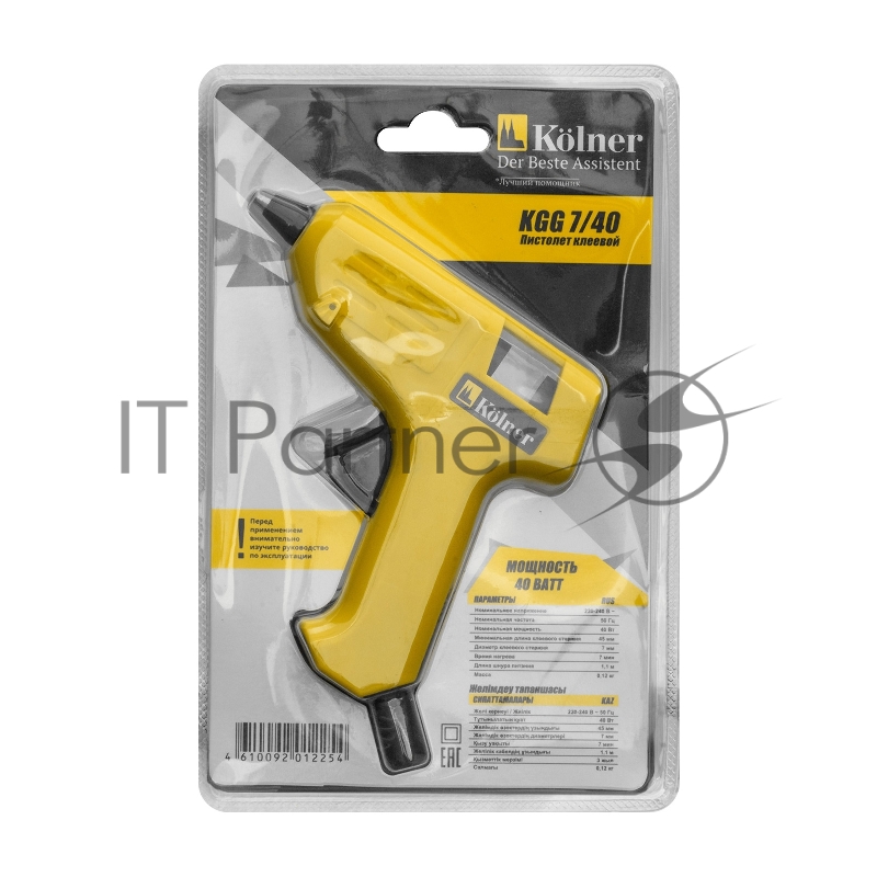 Клеевой пистолет KOLNER KGG 7/40