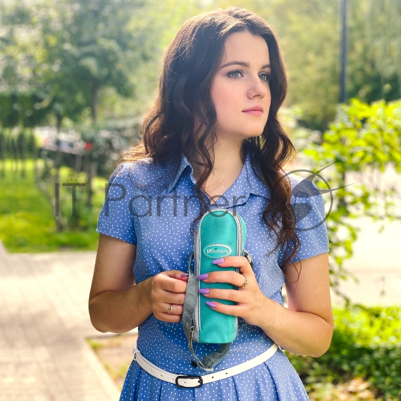 Термос Biostal (0,35 литра), с ситечком и чехлом, стальной