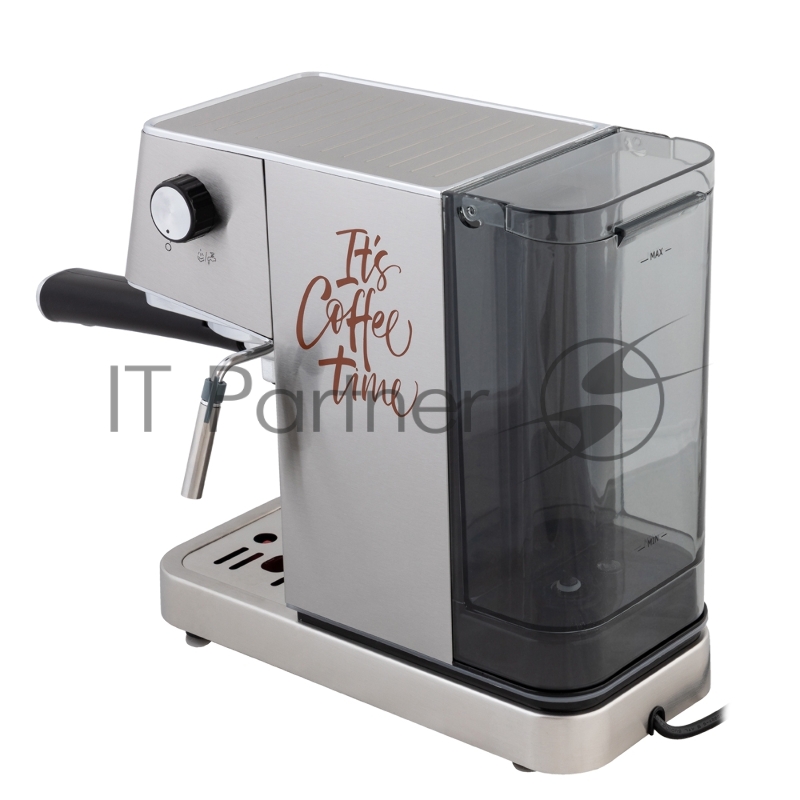 Кофеварка рожковая электрическаяTuarex TK-1245, объем-1.4л, материал- нержавеющая сталь, мощность:1450 Вт, давление пара 20 бар, 2 шт/уп