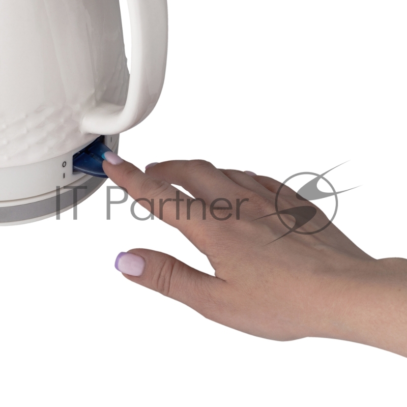 Чайник электрический керамический Endever KR-440C 1200 Вт, емкость 1,4 л, белый, 6 шт/уп.