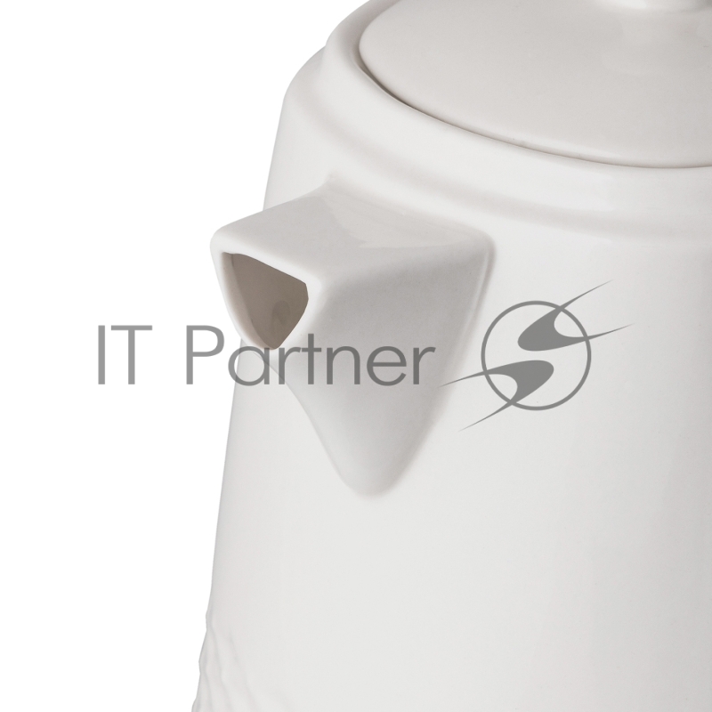 Чайник электрический керамический Endever KR-440C 1200 Вт, емкость 1,4 л, белый, 6 шт/уп.