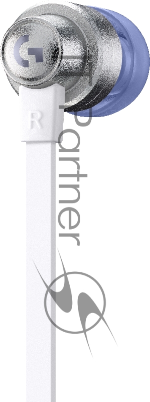 Наушники с микрофоном Logitech G333 белый/серебристый 1.2м вкладыши в ушной раковине (981-000930)