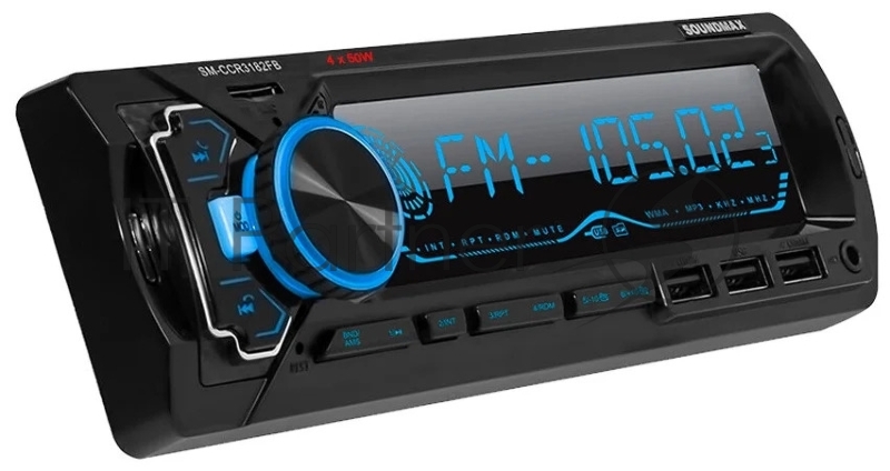 Автомагнитола Soundmax SM-CCR3182FB 1DIN 4x40Вт