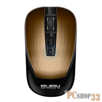 Беспроводная мышь Sven RX-380W античная бронза (2,4 GHz, 3+1кл. 800-1600DPI, блист.)