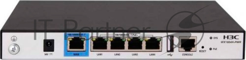 Контроллер H3C (EWP-WX1804H-PWR) 10/100/1000BASE-TX