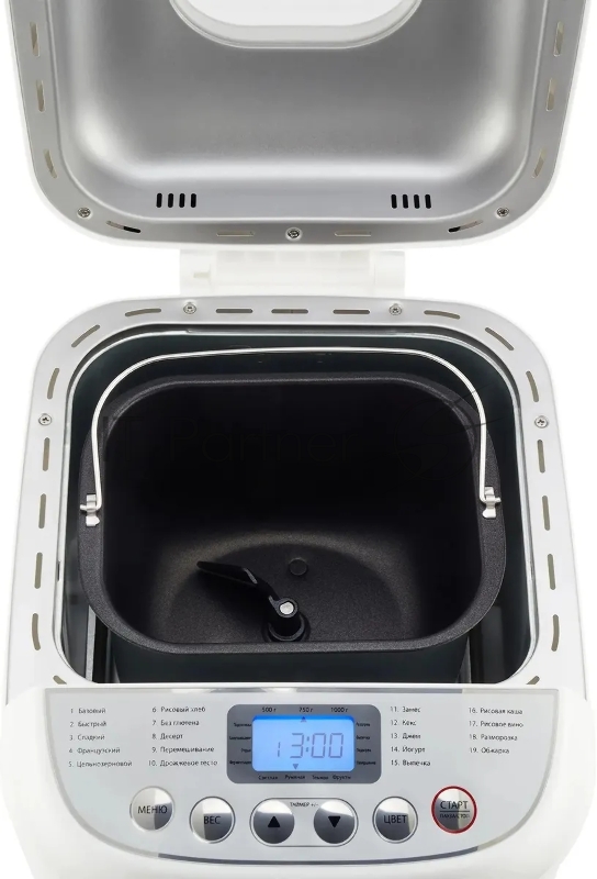 Хлебопечь Starwind SBM2085 600Вт белый/серебристый