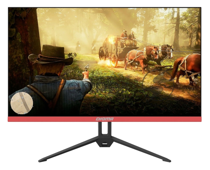 Монитор Digma 23.8 Gaming DM-MONG2410 черный/красный 16:9 HDMI M/M матовая 250cd 178гр/178гр 1920x1080 D-Sub DisplayPort FHD 2.75кг