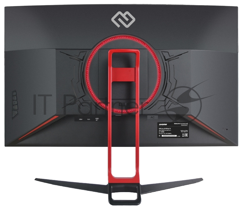 Монитор Digma 27 Gaming DM-MONG2710 черный/красный LED 16:9 HDMI M/M матовая 300cd 178гр/178гр 1920x1080 DisplayPort FHD 5.2кг