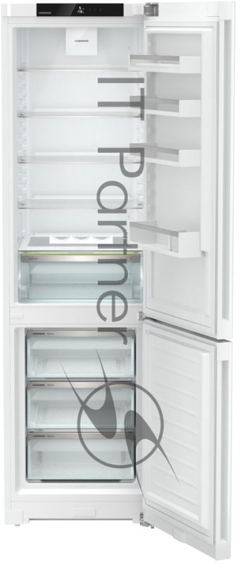 Холодильники LIEBHERR/ Pure, EasyFresh, МК NoFrost, 3 контейнера МК, в. 201,5 см, ш. 60 см, улучшенный класс ЭЭ, внутренние ручки, покрытие SteelFinish