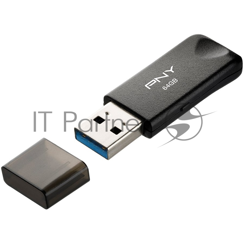Накопитель USB PNY 64GB ATTCLA USB 3.0 BLKTRNBLK